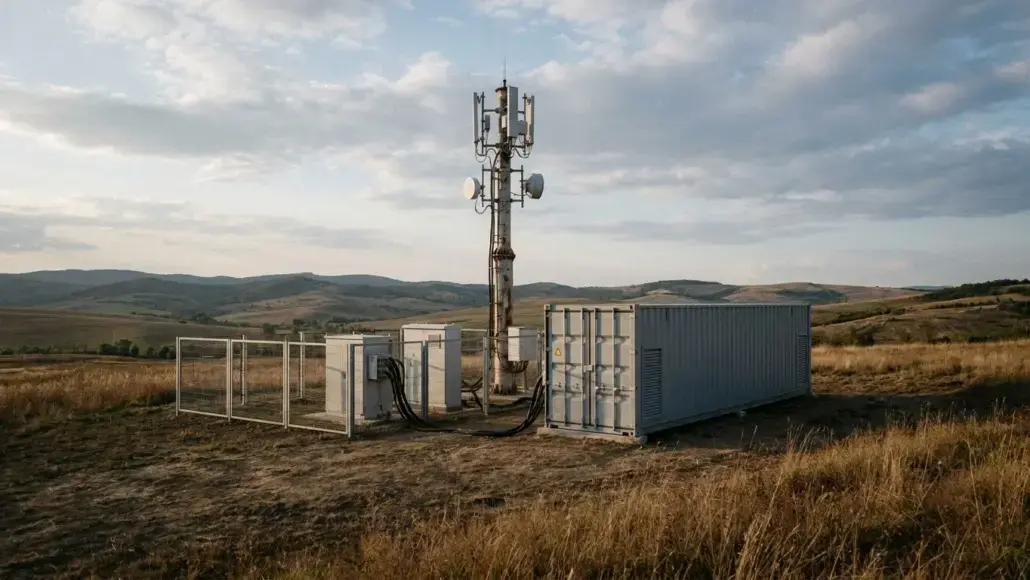 First telecom grid energy storage project in Romania