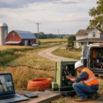 Rural fiber internet