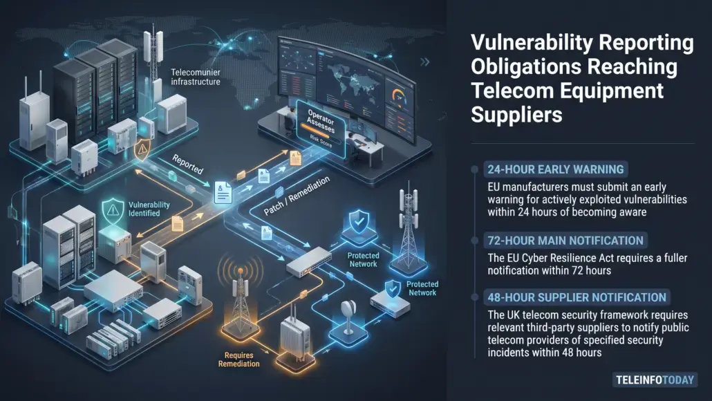 Vulnerability Reporting Obligations Reaching Telecom Equipment Suppliers