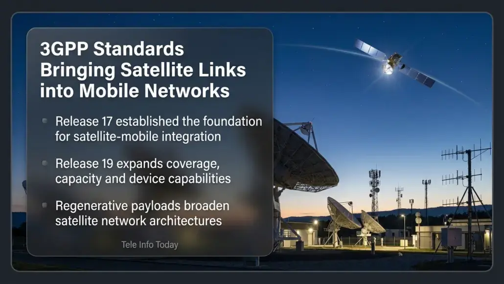 3GPP Standards Bringing Satellite Links into Mobile Networks