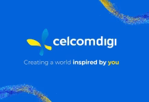 CelcomDigi Strengthens 5G Position with DNB Spectrum and Financing Milestones CelcomDigi logo on a blue background with abstract yellow/blue shapes and the slogan “Creating a world inspired by you.”