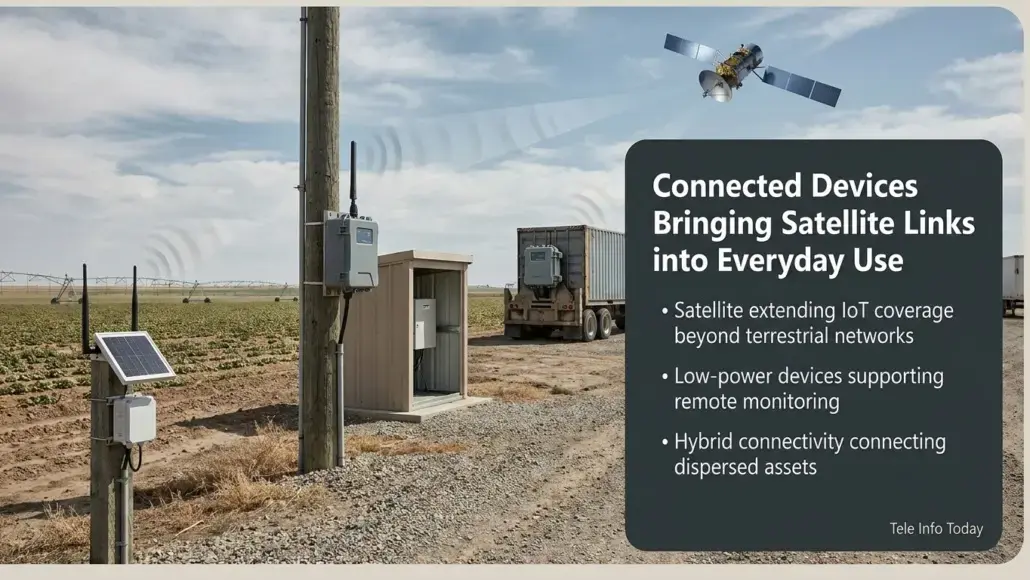 Connected Devices Bringing Satellite Links into Everyday Use