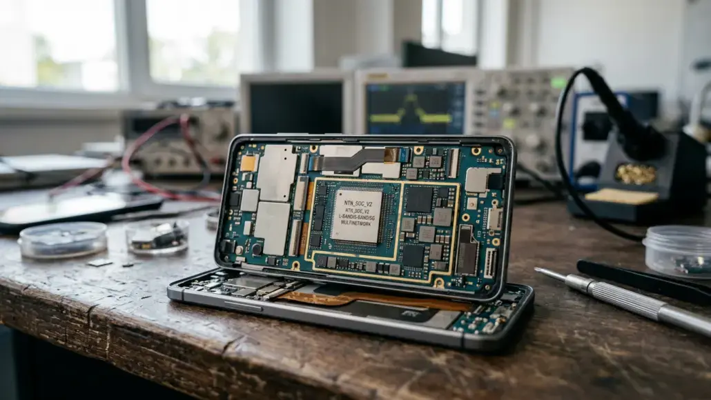 Satellite-Compatible Smartphone Chipsets Supporting Multi-Network Connectivity