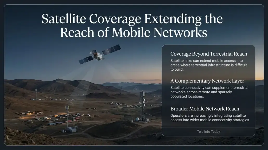 Satellite Coverage Extending the Reach of Mobile Networks