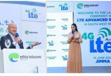 Ethio telecom and Ericsson launch 4G network for South West Ethiopia at major event in Jimma