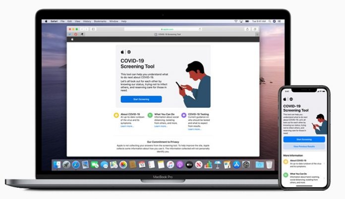 Apple releases new COVID-19 app and website based on CDC guidance