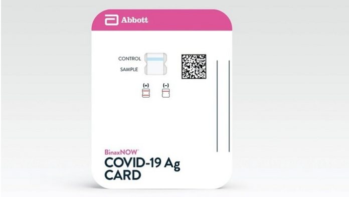 Abbotts Fast , Easy-to-Use COVID-19 Antigen Test Receives FDA approval: Mobile App Displays Test Results